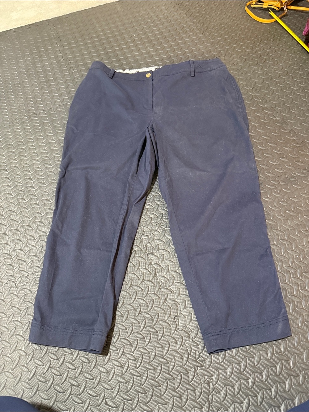 Talbots Women’s Perfect Crop Pant Navy Trousers 20W